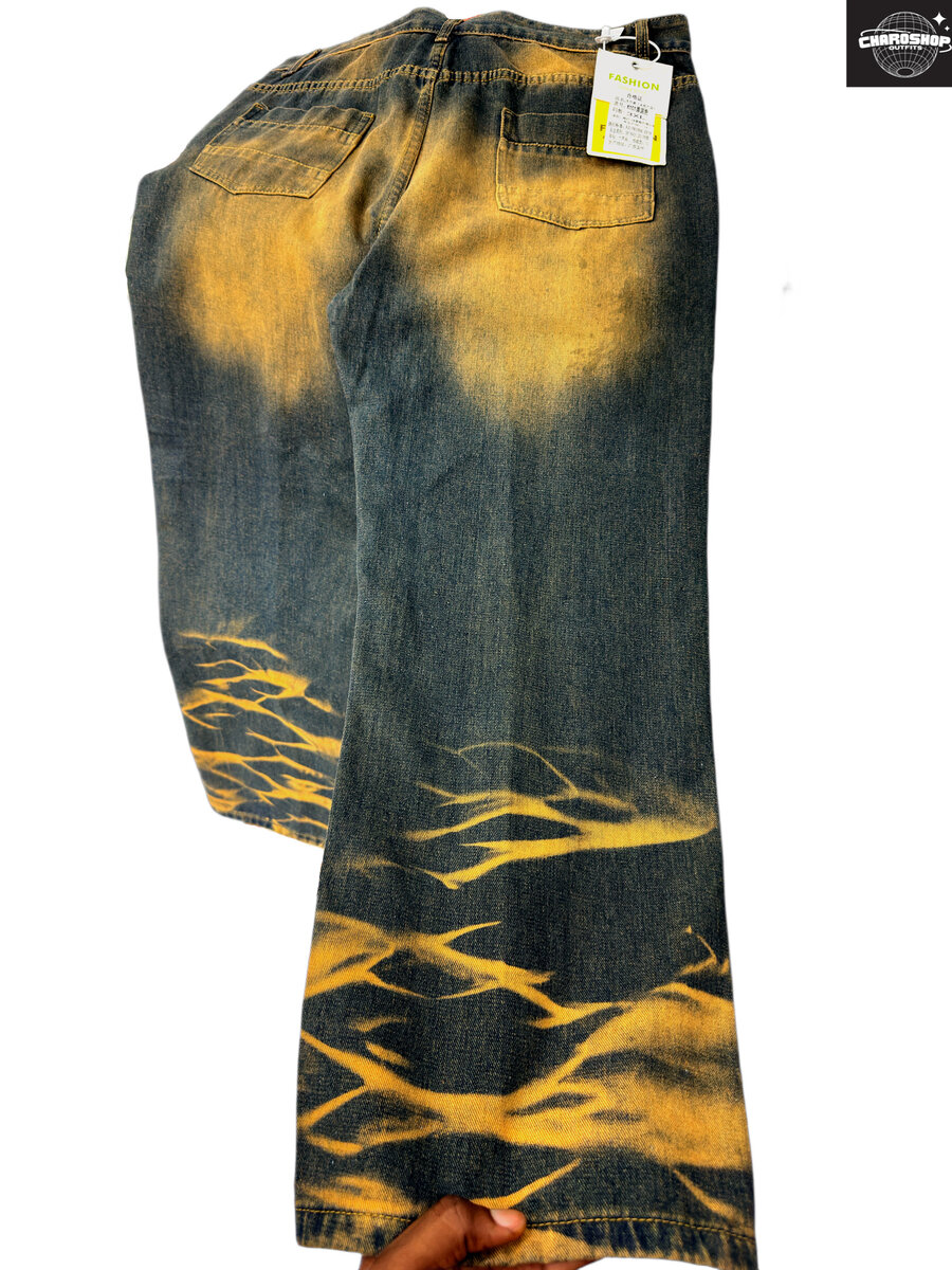 Jean Flamboyant Décontracté Homme