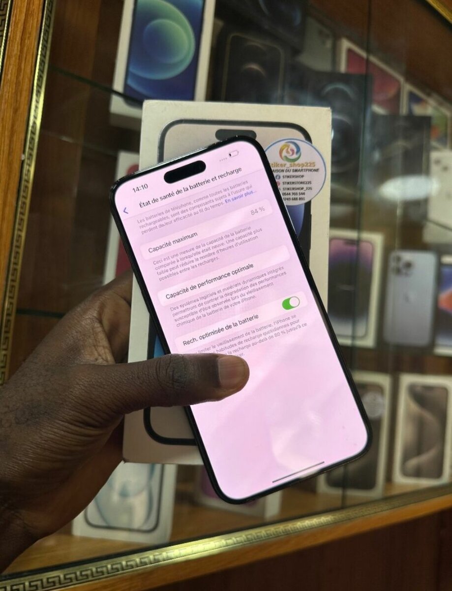 Smartphone dernière génération