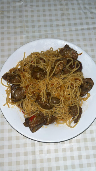 Spaghetti aux rognons