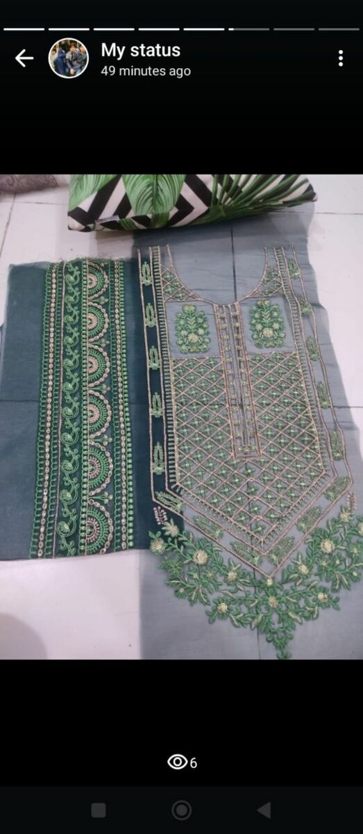 Complete patch set green and golden