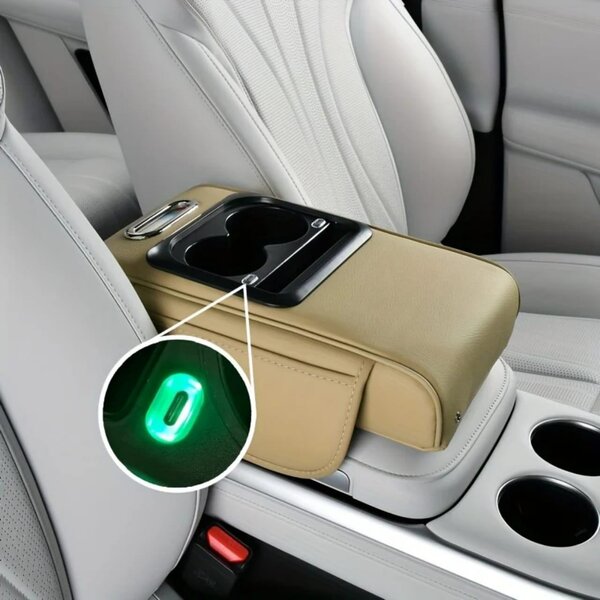 Accoudoir de Voiture LED USB