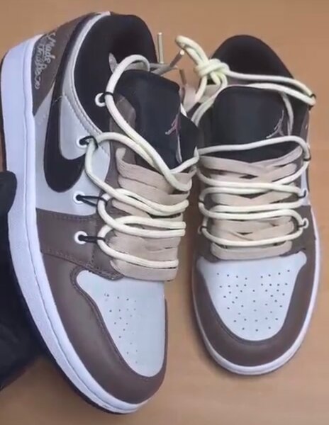 Baskets basses en cuir homme