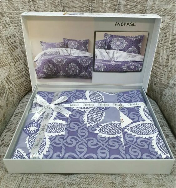 Постельное белье в красивой подарочной упаковке Turkiz