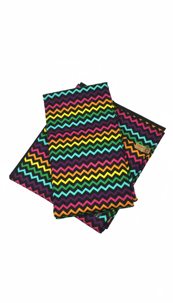Pagne Zigzag Colorées Vives