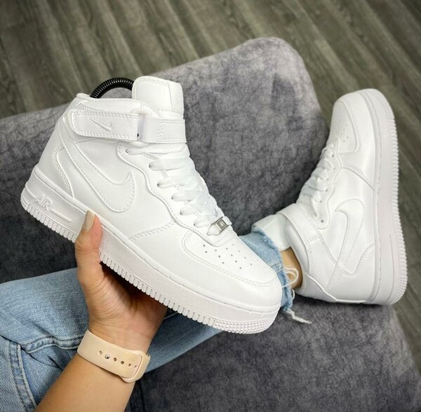 Baskets montantes blanches