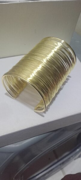 Gold Tone Cuff Bracelet