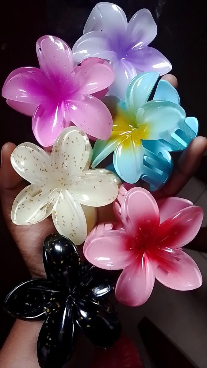 Clips en fleurs