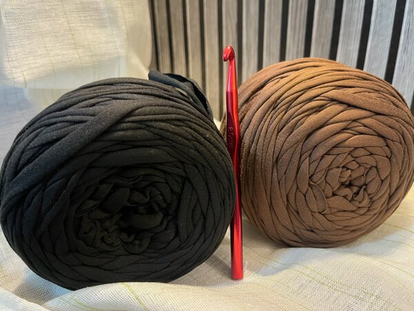 Set de fil trapilho + crochet