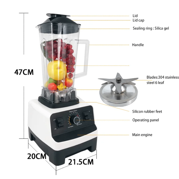 Silver Crest 4500W Blender Mixer