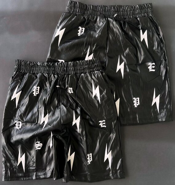 Shorts tendance motif éclair