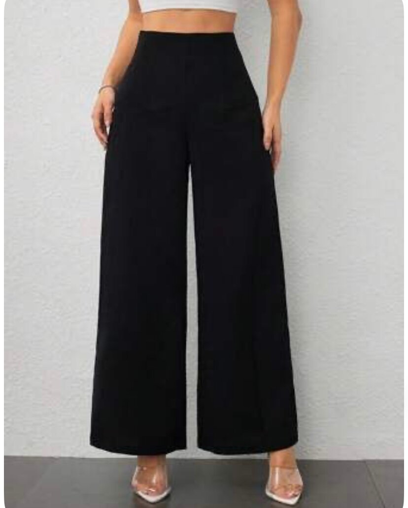 Women's High-Waist Wide-Leg Pants