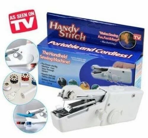 HANDHELD BATTERY POWERED SEWING MACHINE