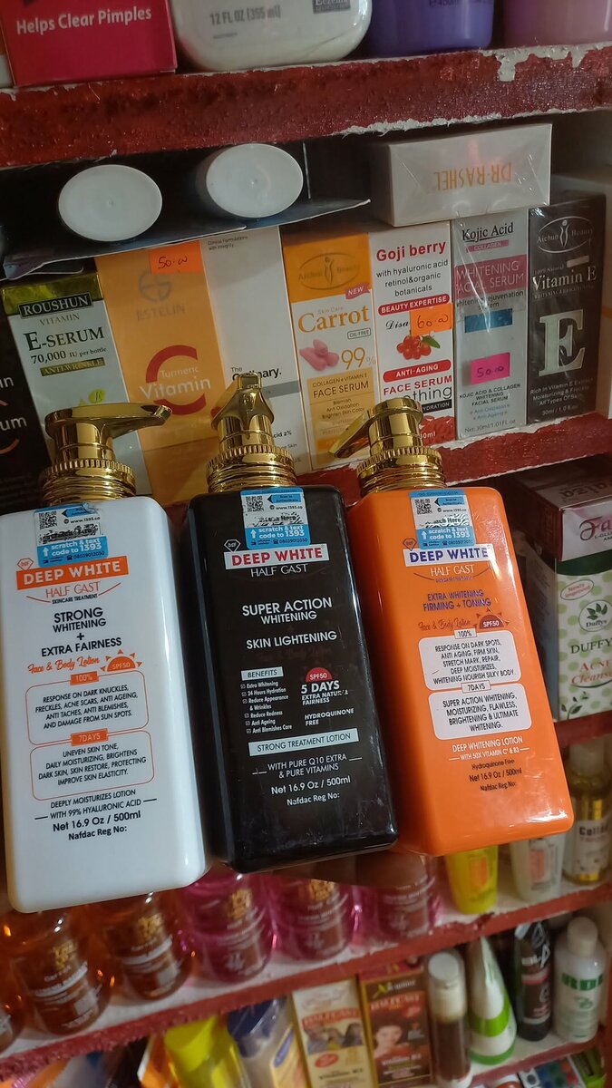 Deep  white  body lotion