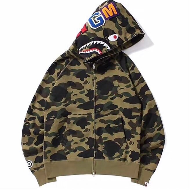 Sweat à capuche camouflage tendance