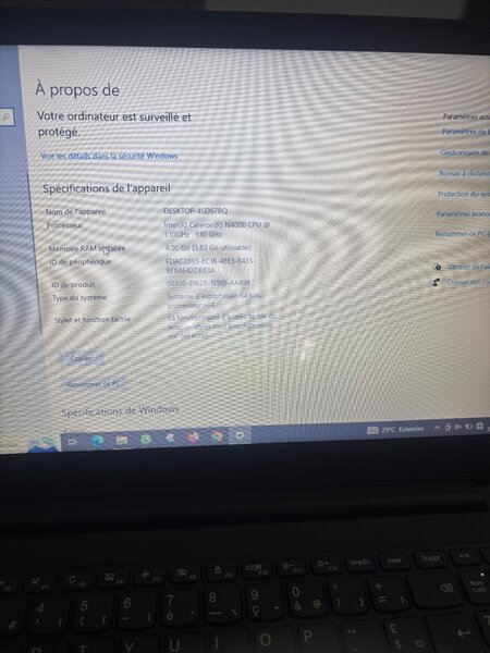 Levono ideapad 3 série 15IGL05