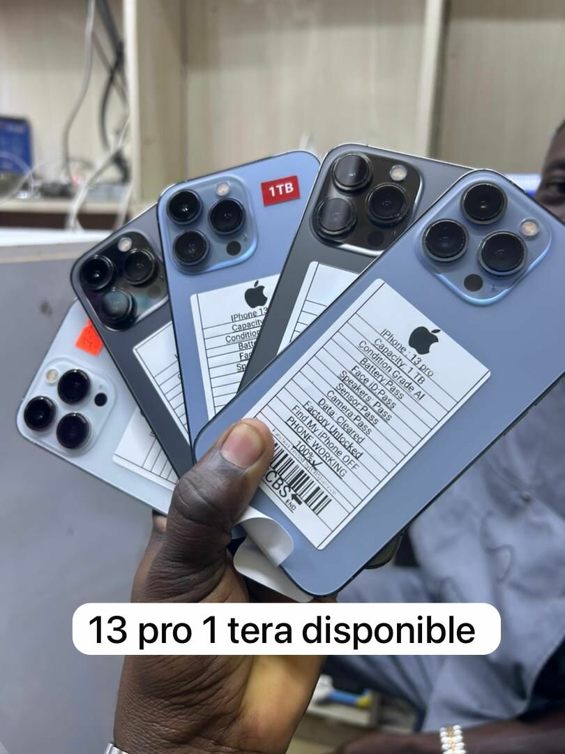 Smartphones iPhone variés