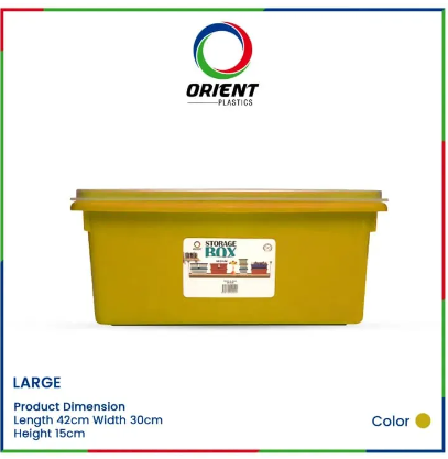 Large Storage Box with Secure Lockable Lid Durable and Stackable for Home Office or Kitchen Organization BPA-Free Transparent Design for Easy Content Visibility