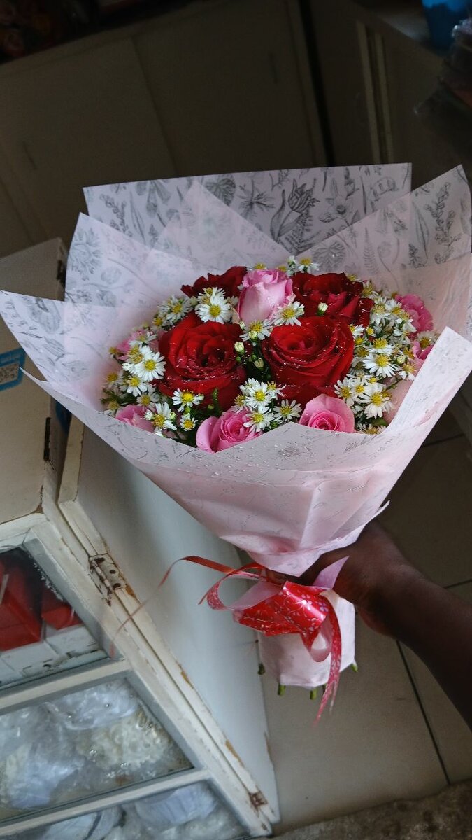 Bouquet romantique de roses