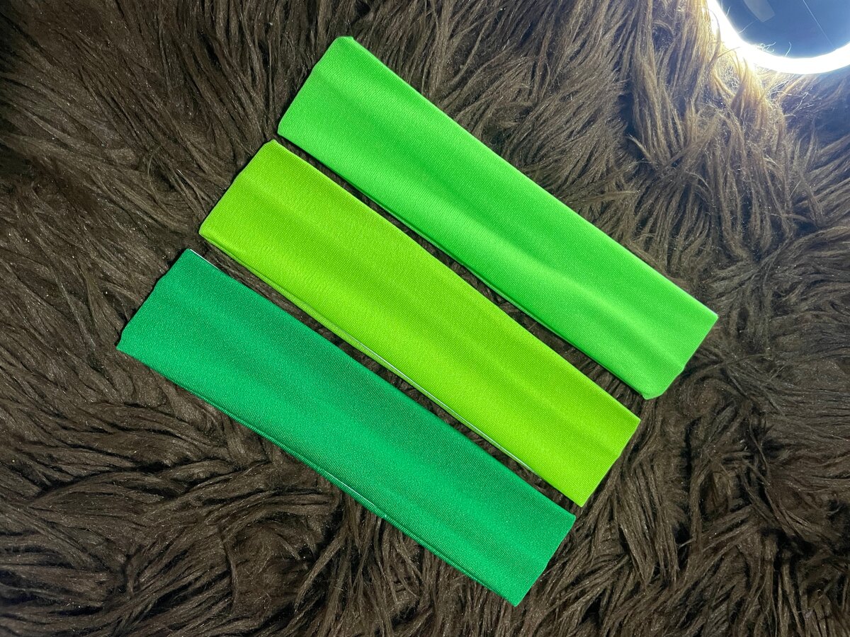 Lot de bandeaux colorés élégants