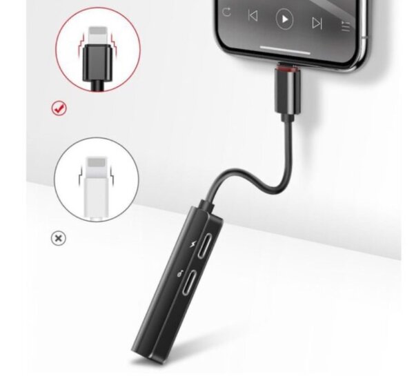 Adaptateur Lightning Vers AUX/2xLightning (CALL52-01)