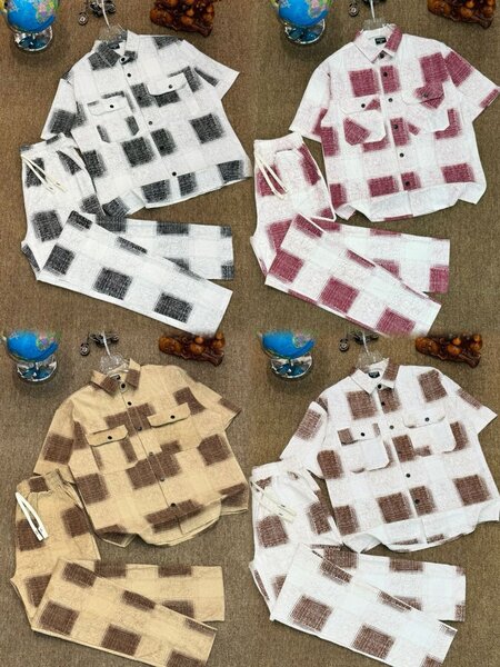 Chemise et Pantalon Carreaux Casual