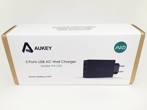 Aukey Chargeur Secteur 3 Ports USB