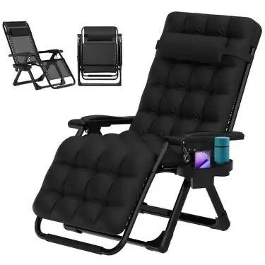 Chaise longue pliable confort extérieur