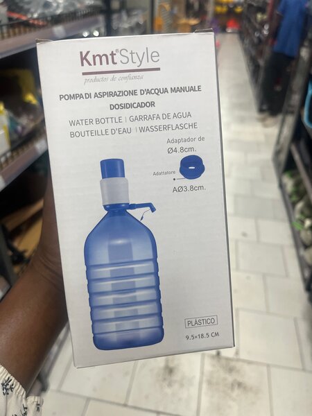 Pompe Manuelle Bouteille d'Eau