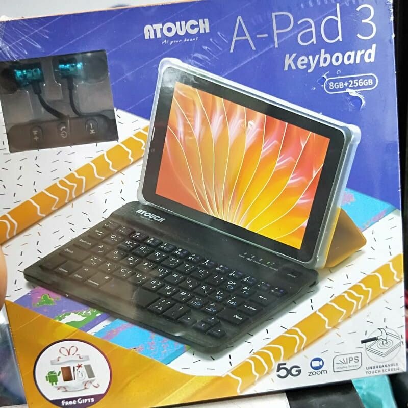 Tablette éducative écran blindé avec clavier Apad_3