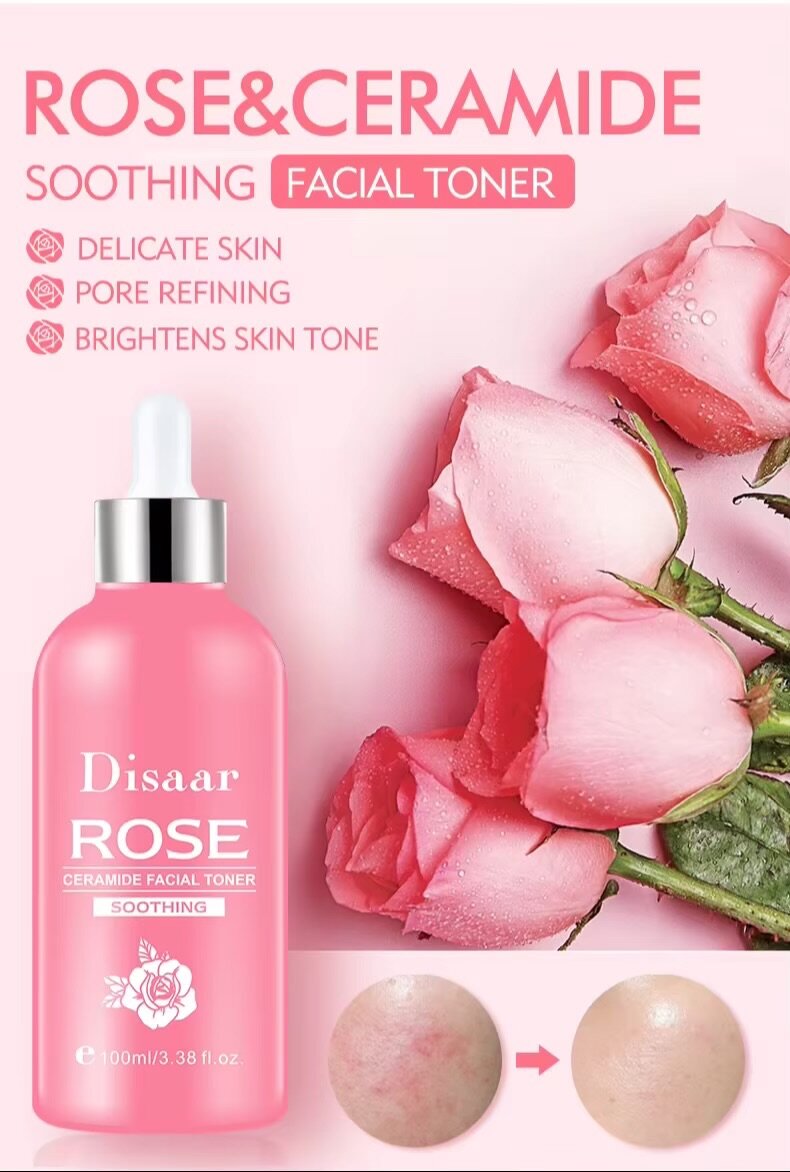 Tonique visage rose céramide