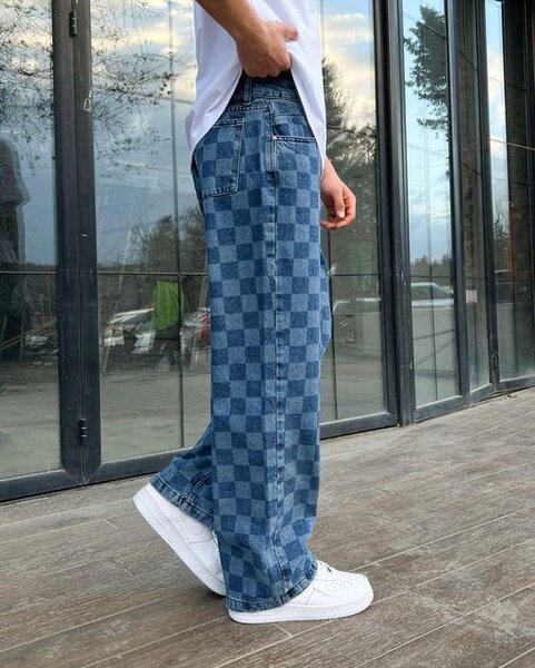 Pantalons en jean imprimés tendance
