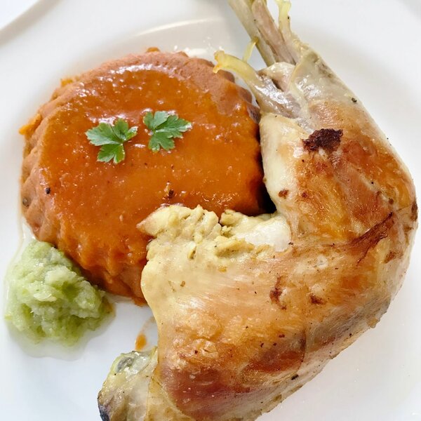 P. d farine d maïs à la tomate