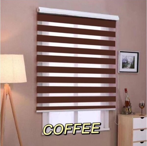 Window blinds- Coffee