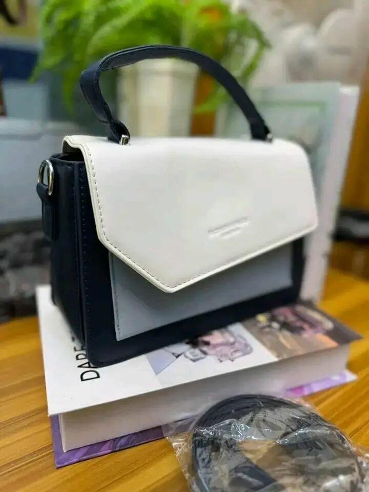 Sac à main bicolore élégant