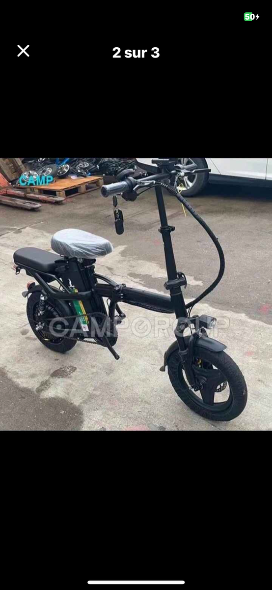 Vélo électrique pliable compact