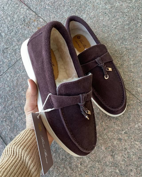 Лоферы фиолетовые