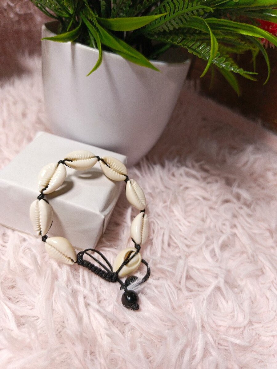 Bracelet coquillages bohème