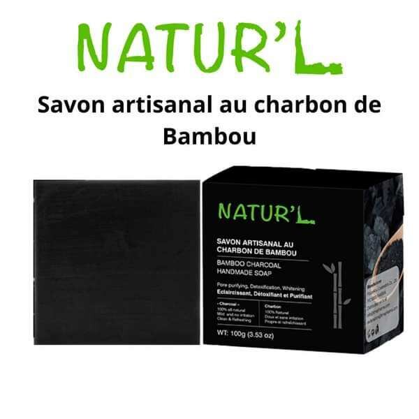 Savon Artisanal Charbon de Bambou