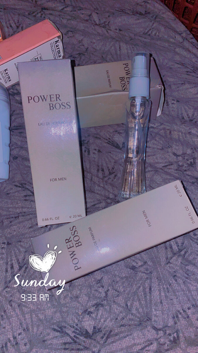 Parfum "Power Boss" pour hommes