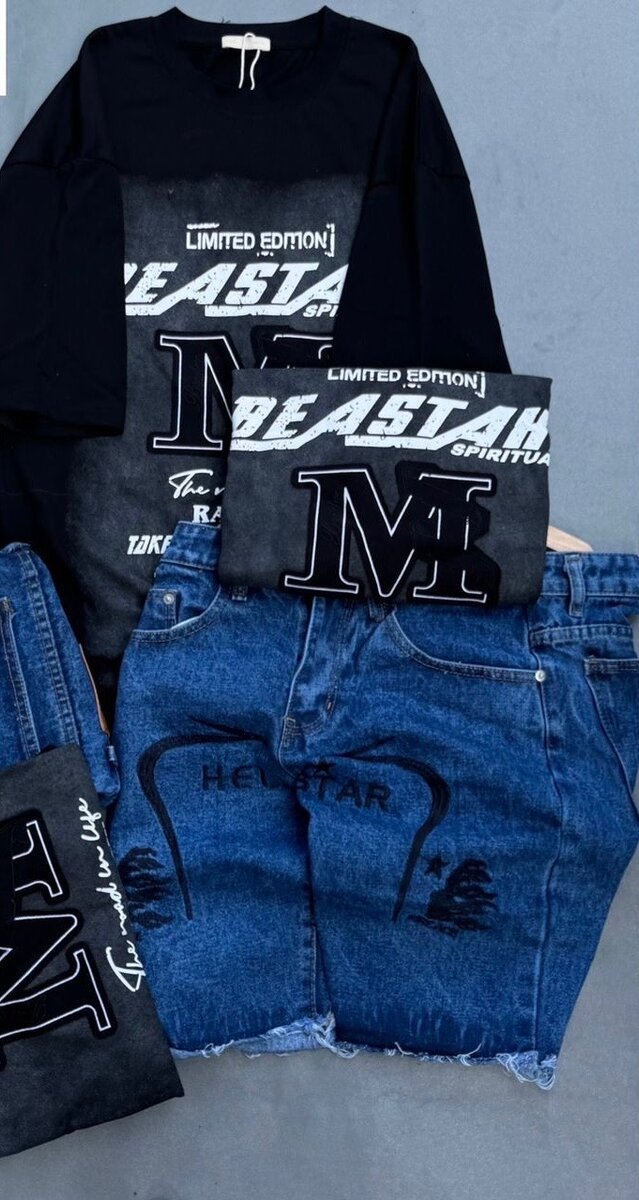 Ensemble jeans avec t-shirt