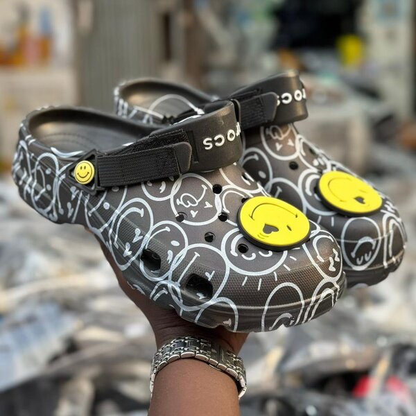 Sabots confortables motifs smiley