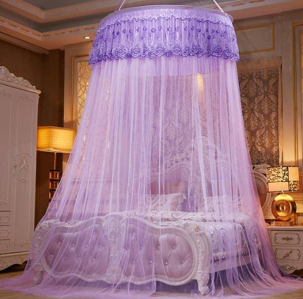 Purple Mosquito nets