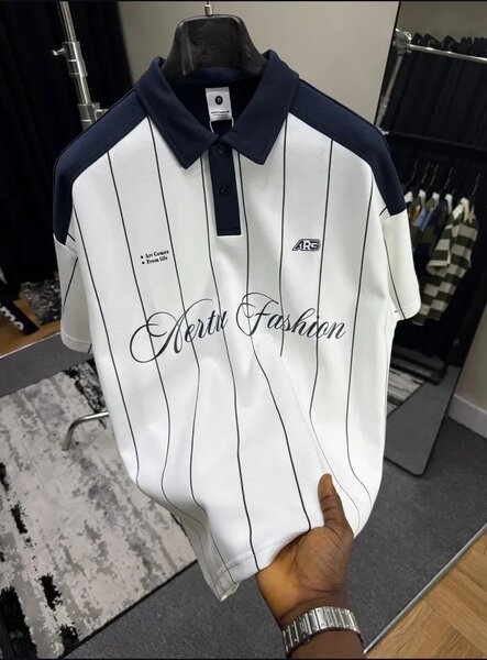 Polo homme rayé tendance