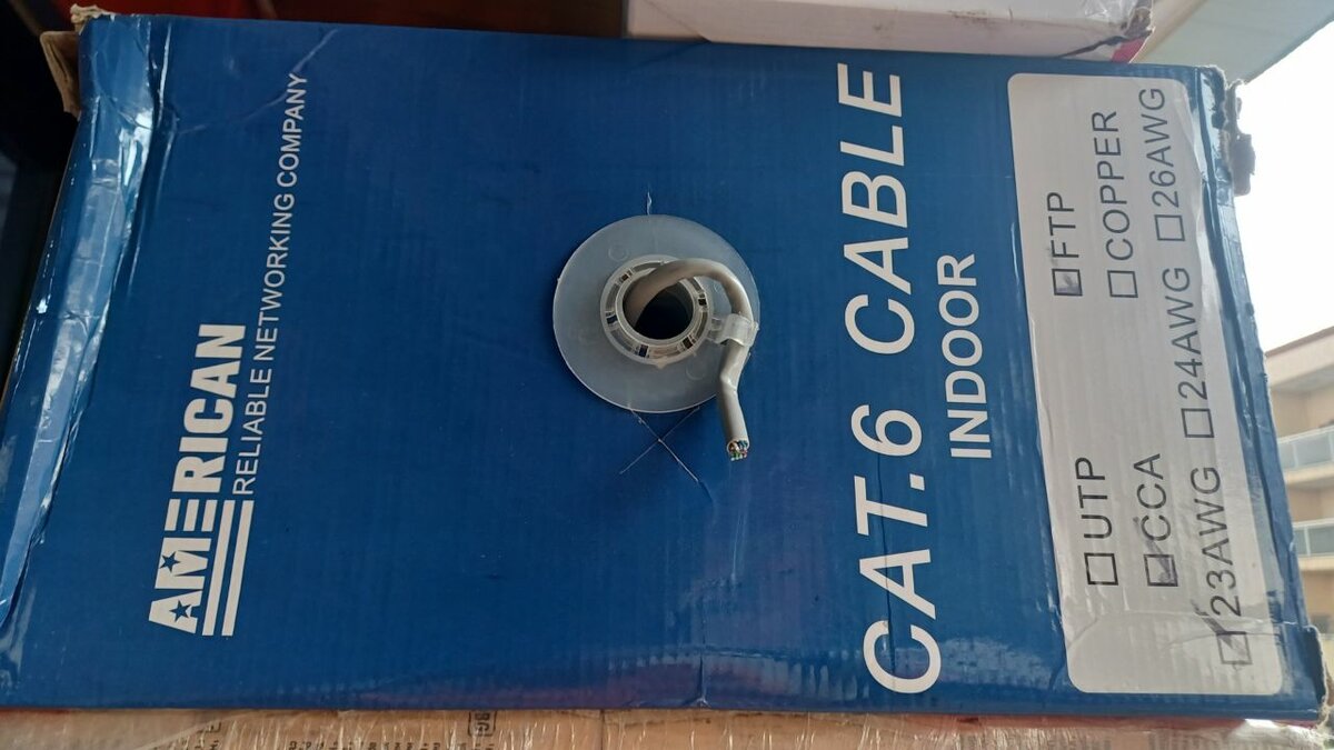 Câbles réseau 305m catégorie 6 blinde