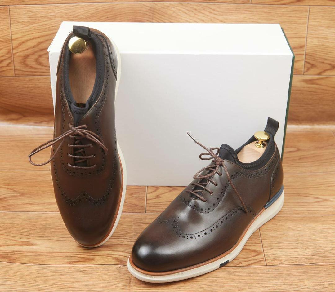 Chaussures Richelieu en cuir élégant