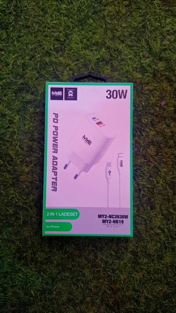 German made 30W super fast charger for Iphones