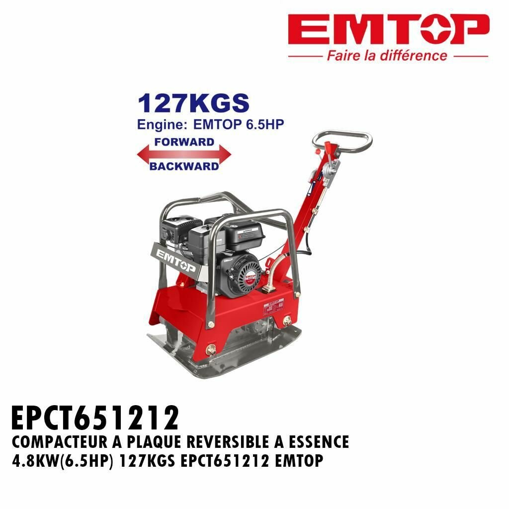Compacteur Plaque Essence 6.5HP