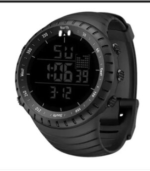 Best Qualtiy Mens Black Rubber Watch army us