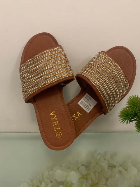 Sandales élégantes à strass