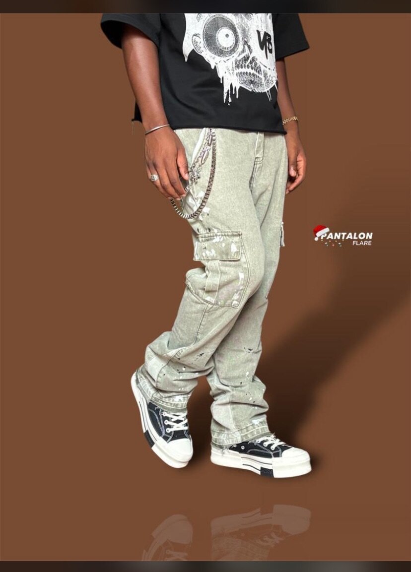 Pantalon customiser en jeans